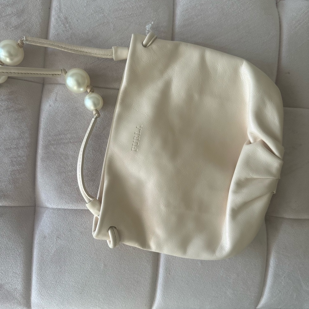 COPY - 100% FURLA authentic light pink leather purse crossbody